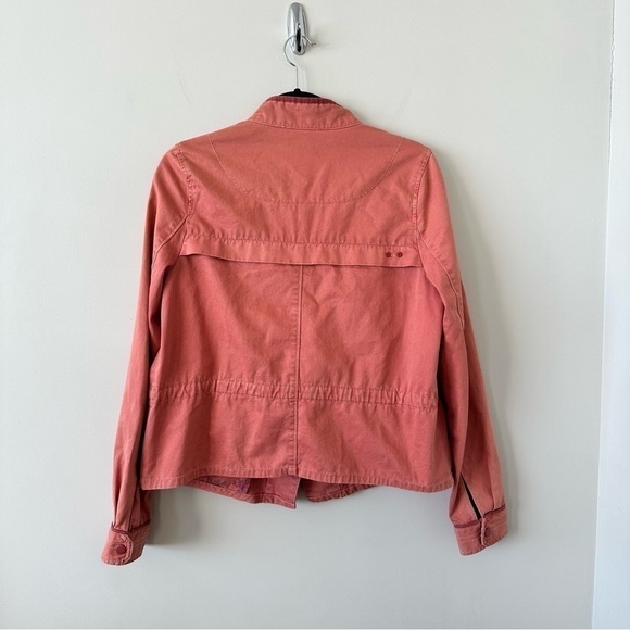 Anthropologie-Hei Hei Salmon Anorak Lightweight Cargo Jacket. - Picture 2 of 10